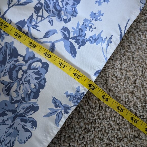 American Tall Vintage Floral Blue and White Maxi Skirt XXL Tall - Picture 6 of 7